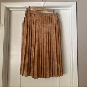 🍂 Halogen Camel Pleated Skirt